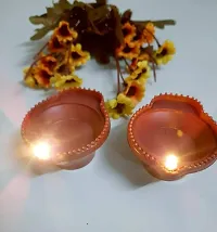 LED Water Sensor Diya Eco Friendly Non Electric Diya for Diwali and Decoration-thumb1