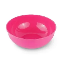 Plastic Classic Mixing Bowl Combo Set - 2L, 1 Piece Bowl and 1 Piece Hand Whisker, Multicolour-thumb3