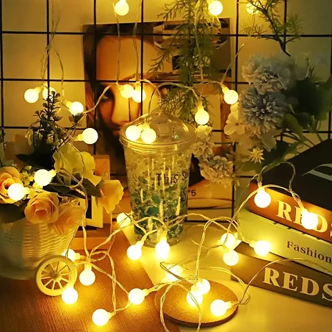 Snow Ball Led Light String Light 3 Metre For Diwali Christmas and Festival Decoration