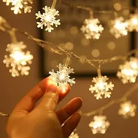 Snow Flakes Led Light String Light 3 Metre For Diwali Christmas and Festival Decoration-thumb1