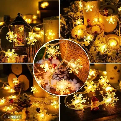 Snow Flakes Led Light String Light 3 Metre For Diwali Christmas and Festival Decoration-thumb4