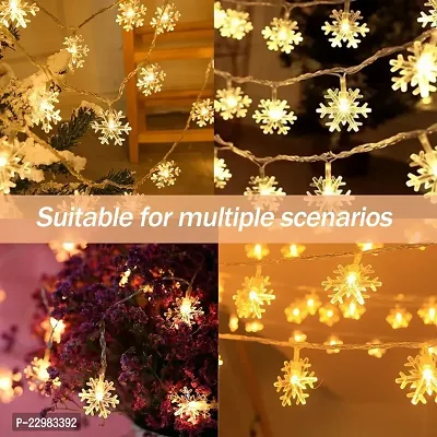 Snow Flakes Led Light String Light 3 Metre For Diwali Christmas and Festival Decoration-thumb5