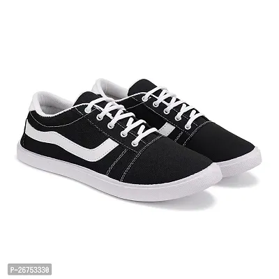 Stylish Canvas Black Shoes  for men-thumb4