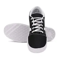 Stylish Canvas Black Shoes  for men-thumb2