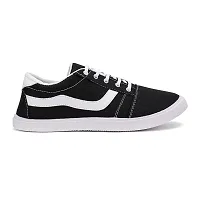 Stylish Canvas Black Shoes  for men-thumb1