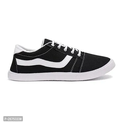 Stylish Canvas Black Shoes  for men-thumb2