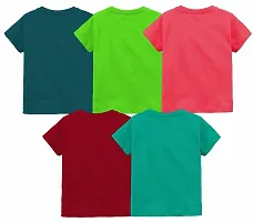 DOLU BOLU Boys Cotton T Shirt Combo Pack of 5-thumb1