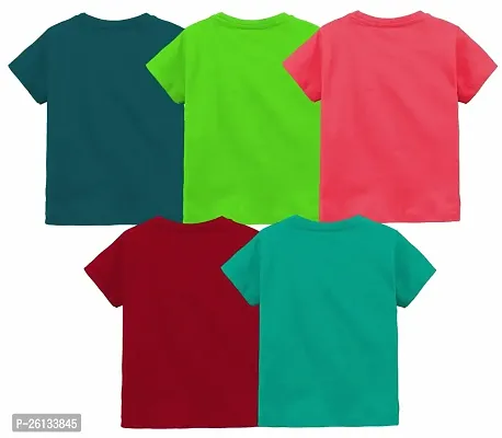 DOLU BOLU Boys Cotton T Shirt Combo Pack of 5-thumb2