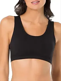 Stylish Full Stretchable Multicolor Inner Air Sport Bra Pack of 3-thumb2