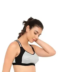 Women Non Padded Sports Bra(pack of 3)-thumb4