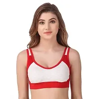 Women Non Padded Sports Bra(pack of 3)-thumb1