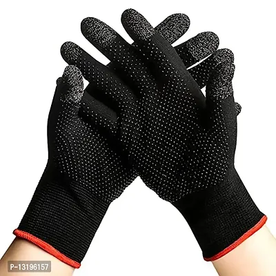 VOFFY Gym Workouts Full Hand Gloves for Men Summer Bike Riding, Anti-Sweat Breathable for Gym/ Hiking/ Cyclling/ Travelling/ Camping/ Motorcycle Full Finger Gloves-Multipurpose Use (Free Size)-thumb3