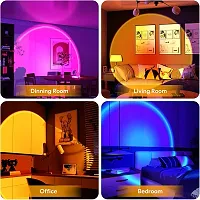 VOFFY Sunset Lamp Projection Led Lights with Remote, 16 Colors Night Light 360? Rotation Rainbow Lights 4 Modes for Photography/Selfie/ Party/Home/Living Room/Bedroom Decor, Gifts for Women  Men-thumb3