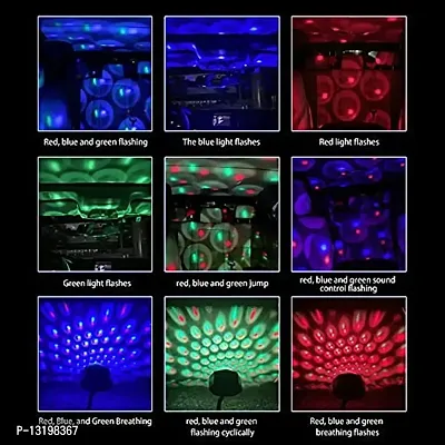 VOFFY Portable Disco Sound Controller Light with 7 Colors and 9 Functional Modes USB Light 360 Degree Flexible Water Resistant for Party Bedroom Home Decor Room Hall Car  SUVs ( M-9 Black, Metal ))-thumb5