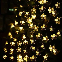 VOFFY Flower LED Lights Waterproof Flower 16 LED Fairy Flexible Light, for Home Decoration, Diwali, Pooja Room, Festival Indoor and Outdoor Flower Lights (14 Feet, Warm White)-thumb3