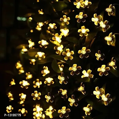 VOFFY Flower LED Lights Waterproof Flower 16 LED Fairy Flexible Light, for Home Decoration, Diwali, Pooja Room, Festival Indoor and Outdoor Flower Lights (14 Feet, Warm White)-thumb4