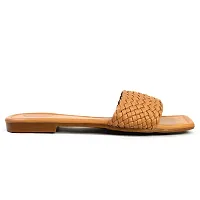 VOFFY Women Flat Sandals for Summer Comfortable & Soft Flats Trendy Two Strap Design Women Fashion Sandal Outdoor, Travel Sleeper for Women & Grils-thumb4