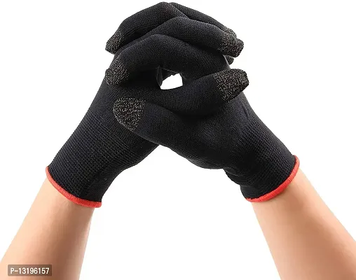 VOFFY Gym Workouts Full Hand Gloves for Men Summer Bike Riding, Anti-Sweat Breathable for Gym/ Hiking/ Cyclling/ Travelling/ Camping/ Motorcycle Full Finger Gloves-Multipurpose Use (Free Size)-thumb5