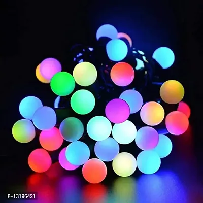 VOFFY LED String Lights 13M Powered Lights 36 LED Bulb Globe Shape String Waterproof Starry Fairy String Decorative Lights for Diwali Festival Christmas Decoration(Multi Color) (Pack of 1)