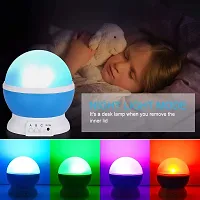 VOFFY New Star Projector LED Night Lamp 360 Degree Rotation 4 LED Bulbs Color Changing Moon Star Light Rotating Projector for Parties, Kids Bedroom, SPA, Club, Birthday Party Gift-thumb3