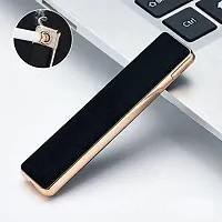 VOFFY Dual Coil USB Electric Lighter Rechargeable Windproof Coil Slim Lighter Slider Pocket Size Gadget Cigarette, Mini Cigar Coil Stylish Fancy Lighter-thumb4