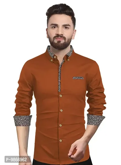 Sky Global Men's Regular Fit Casual Shirt-thumb0