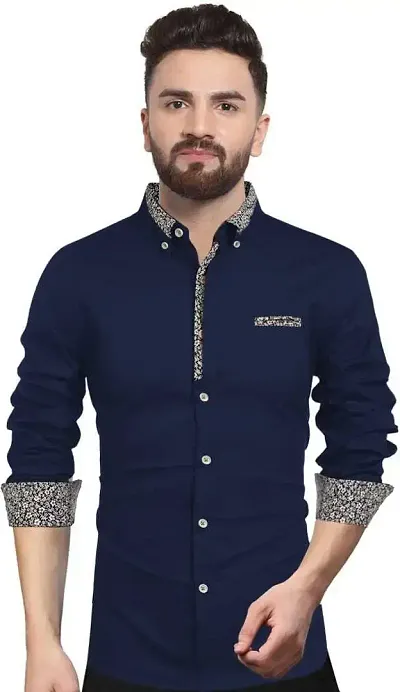 Global Men's Regular Fit Casual Shirt