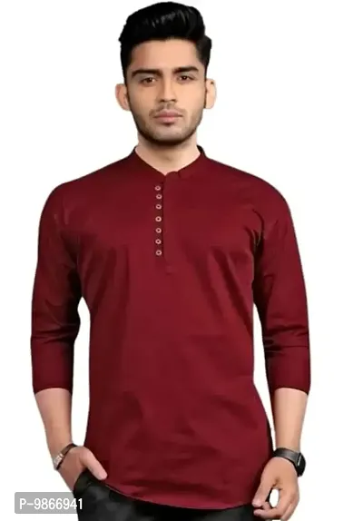 Sky Global Men's Regular Fit Cotton Kurta