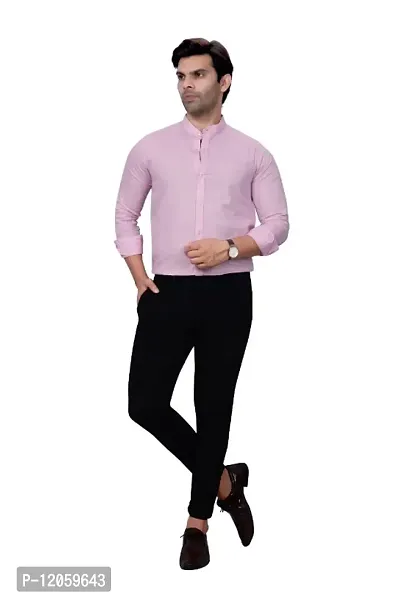 Classic Cotton Solid Casual Shirts for Men-thumb0