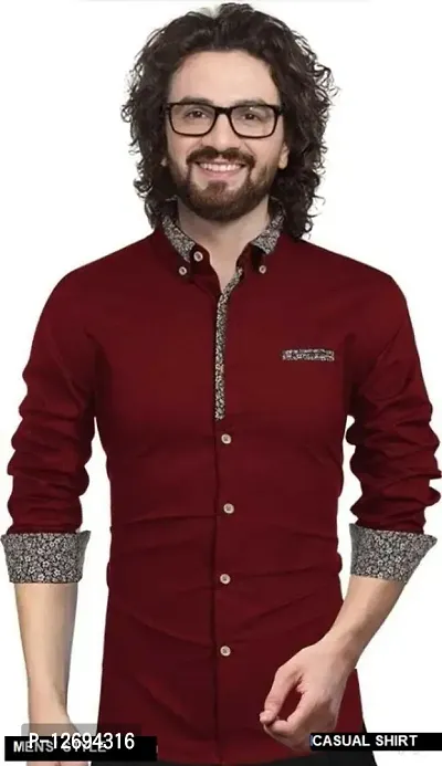 Mens Casual full Sleeve Shirt-thumb0