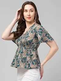 CULPI Casual Printed Women Multicolor Top-thumb2