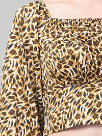 CULPI Casual Animal Print Women Multicolor Top-thumb3