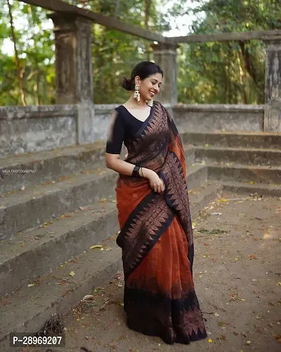 Classic Jacquard  Saree with Blouse piece-thumb0