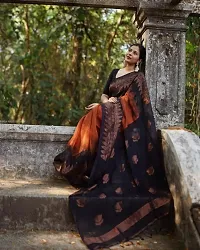 Classic Jacquard  Saree with Blouse piece-thumb3