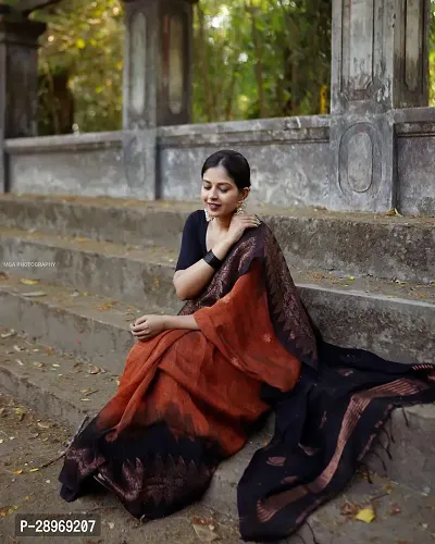 Classic Jacquard  Saree with Blouse piece-thumb3