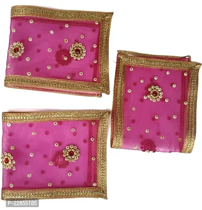 RP Bazaar Pooja Chunri, (RANDOM DESIGN) Laxmi Maa Chunari, Mata rani ki chunri, Mata Rani Chunni, Devi Durga Chunri, Durga Maa Chunri, For Diwali Puja, Navratri  other Puja Dress  (Pack of 3)-thumb0