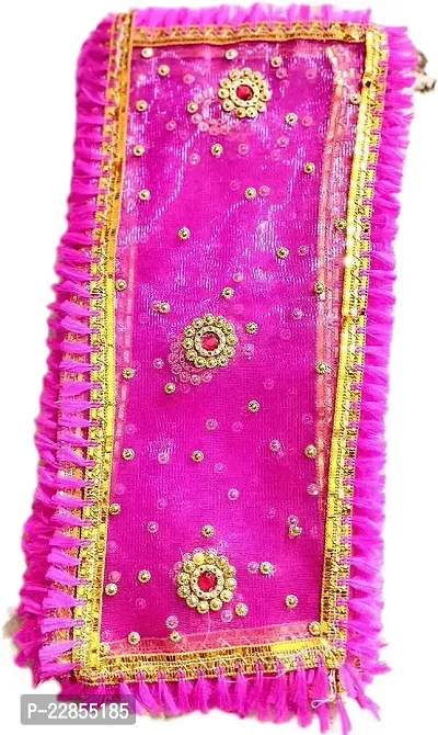 RP Bazaar Pooja Chunri, (RANDOM DESIGN) Laxmi Maa Chunari, Mata rani ki chunri, Mata Rani Chunni, Devi Durga Chunri, Durga Maa Chunri, For Diwali Puja, Navratri  other Puja Dress  (Pack of 3)-thumb2