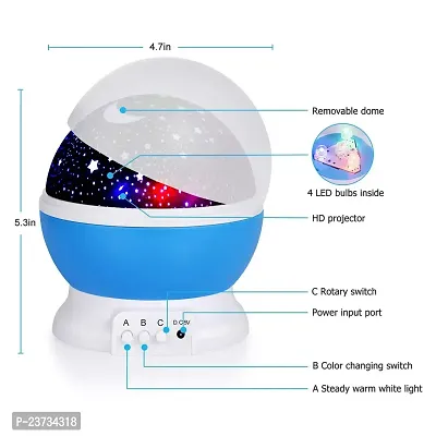 tar Master Galaxy Projector Night Lamp Romantic Star Cosmos Night Lamp Night Lights Projection Projector Starry Sky with USB Cable for Bedroom Colorful LED Kid Lights Lamp Projector-thumb4
