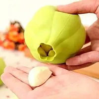 Shoply Peeling Tool, Reusable Vegetable Peeler Silicone Silicone Peeler Garlic Peeler for Kitchen-thumb3