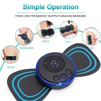 R A Products Body Massager Wireless Portable Neck Massager with 8 Modes and 19 Strength Levels Rechargeable Pain Relief EMS Massage Machine-thumb1