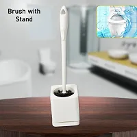 Toilet Brush Set Household Cleaning Toilet Brushes Holder Sets Home Bathroom Hotel Long Handle No Dead Angle Decontamination Floor-Mounted Wall-Mounted Cleaner Brush Tool-thumb2