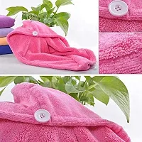 Ofelia Quick Turban Hair-Drying Absorbent Microfiber Towel/Dry Shower Caps (1 Pc)-thumb3