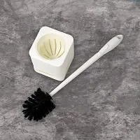 Toilet Brush Set Household Cleaning Toilet Brushes Holder Sets Home Bathroom Hotel Long Handle No Dead Angle Decontamination Floor-Mounted Wall-Mounted Cleaner Brush Tool-thumb3