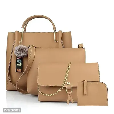 Stylish PU Leather Women Handbag Combo-thumb0