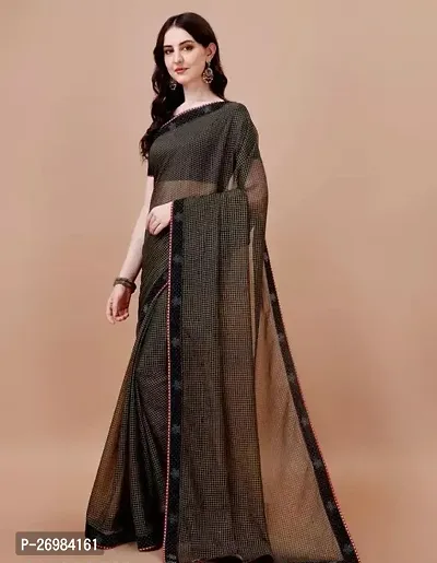 Classic Chiffon Saree with Blouse piece-thumb0