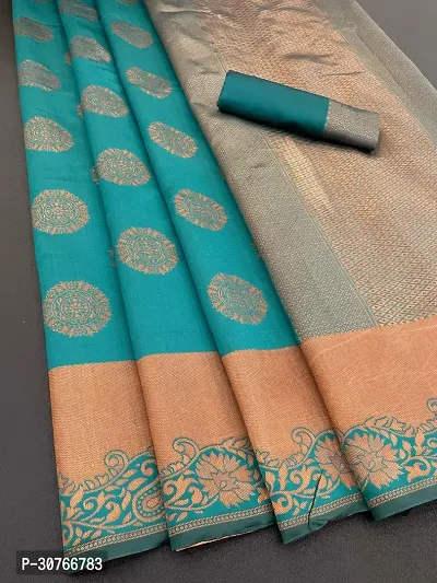 Stylish Art Silk Saree Jacquard Weaving Zari Saree For Women