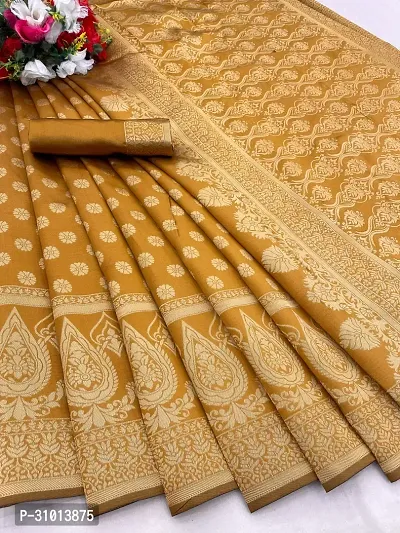 Stylish Art Silk Saree Jacquard Weaving Zari Saree For Women-thumb0