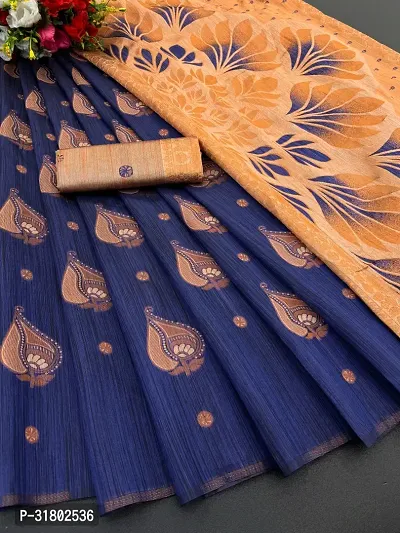 Stylish  Banarasi silk Saree Jacquard Weaving Zari Saree For Women