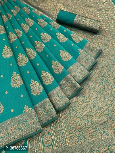 Stylish Art Silk Saree Jacquard Weaving Zari Saree For Women