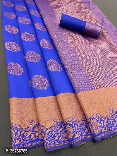 Stylish Art Silk Saree Jacquard Weaving Zari Saree For Women